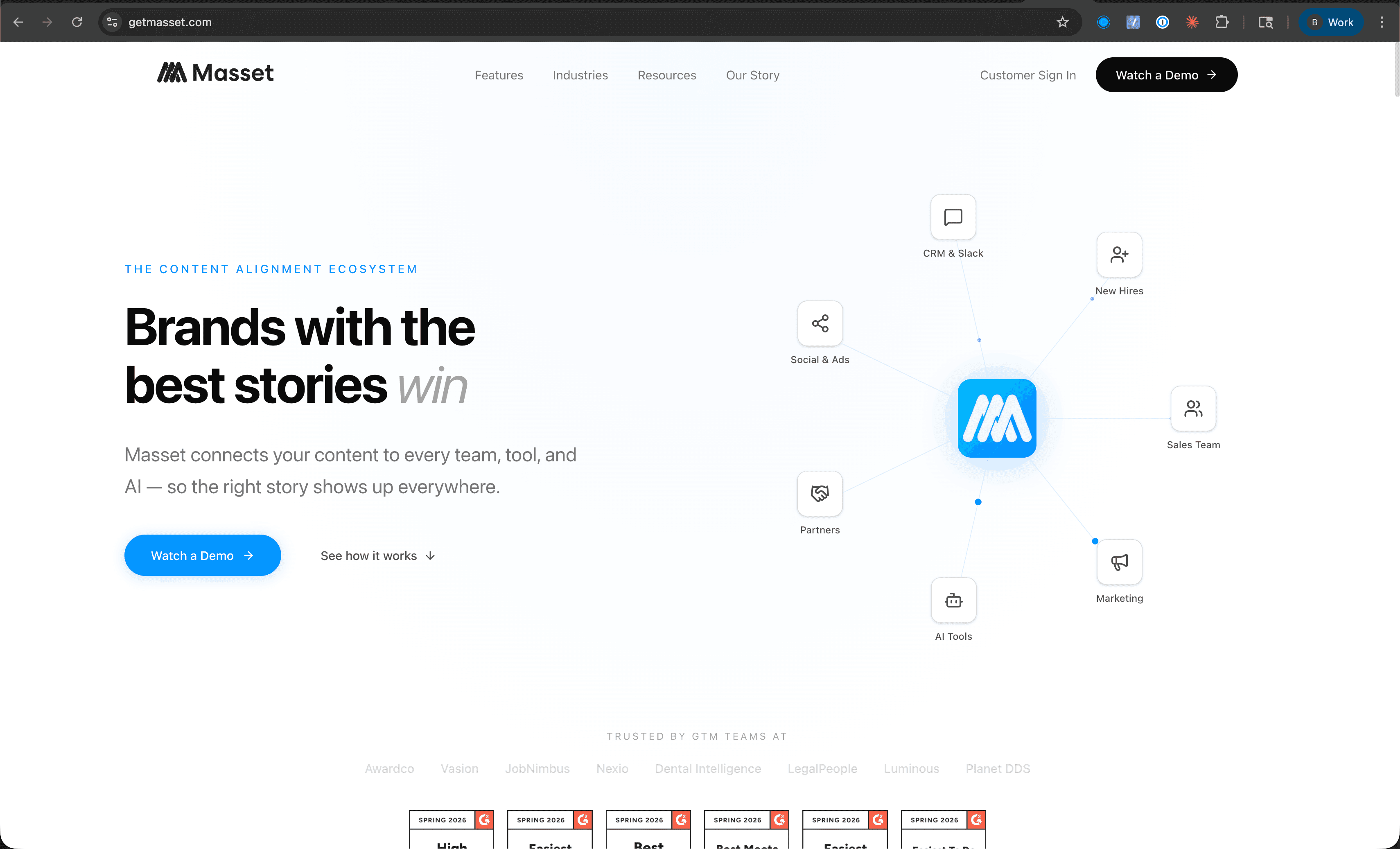 Building a website with Masset MCP and Claude Code
