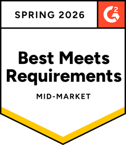 G2 Mid-Market Best Meets Requirements